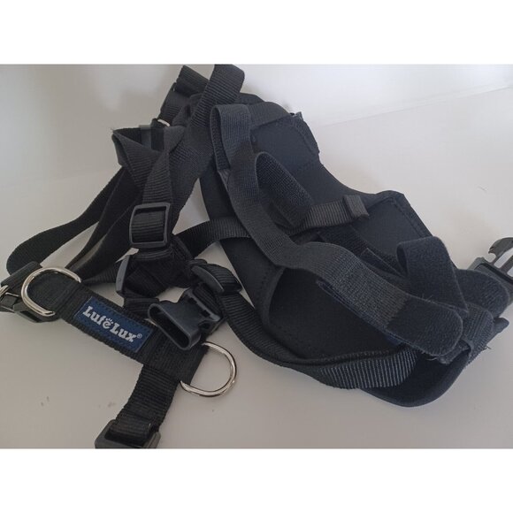 LufeLux Dog Knee Brace with Harness and Connection Belt Large Black -Left Leg - Picture 13 of 13